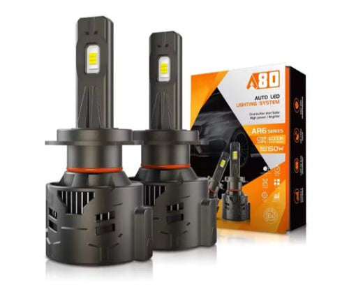 A80 Turbo LED 2pcs AR6 150W H1 H4 H7 H11