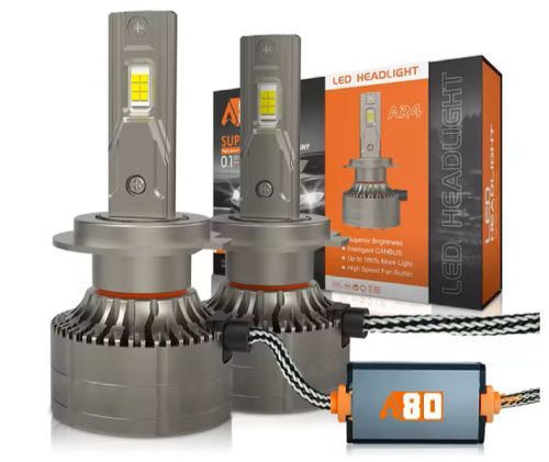 A80 Turbo LED 2pcs AR4 120W H1 H4 H7 H8 H9 H11 H15