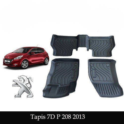 Tapis 7D Peageot 208 2013