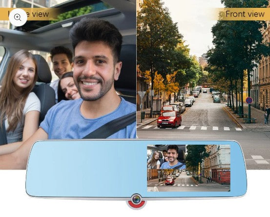 Rétroviseur de voiture Tactile avec 3 camera S100