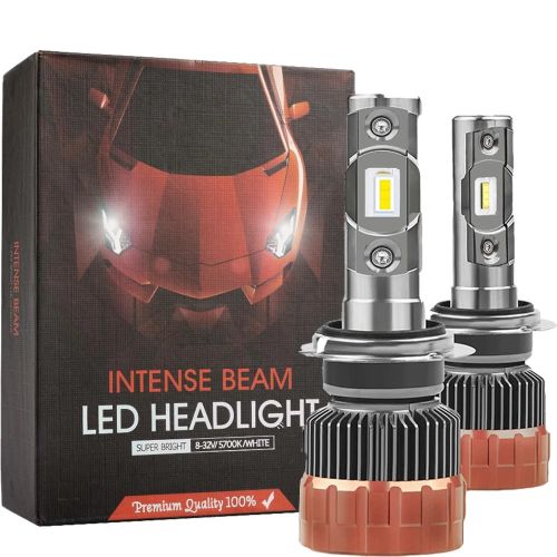 Turbo LED FOCUS H1 H4 H7 H8 H9 H11 9005 9006 70W Canbus 5700K pour Voiture et moto