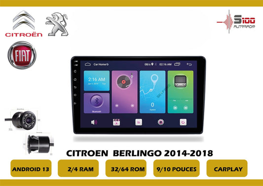 POSTE RADIO ANDROID Citroen Berlingo 2014-2018