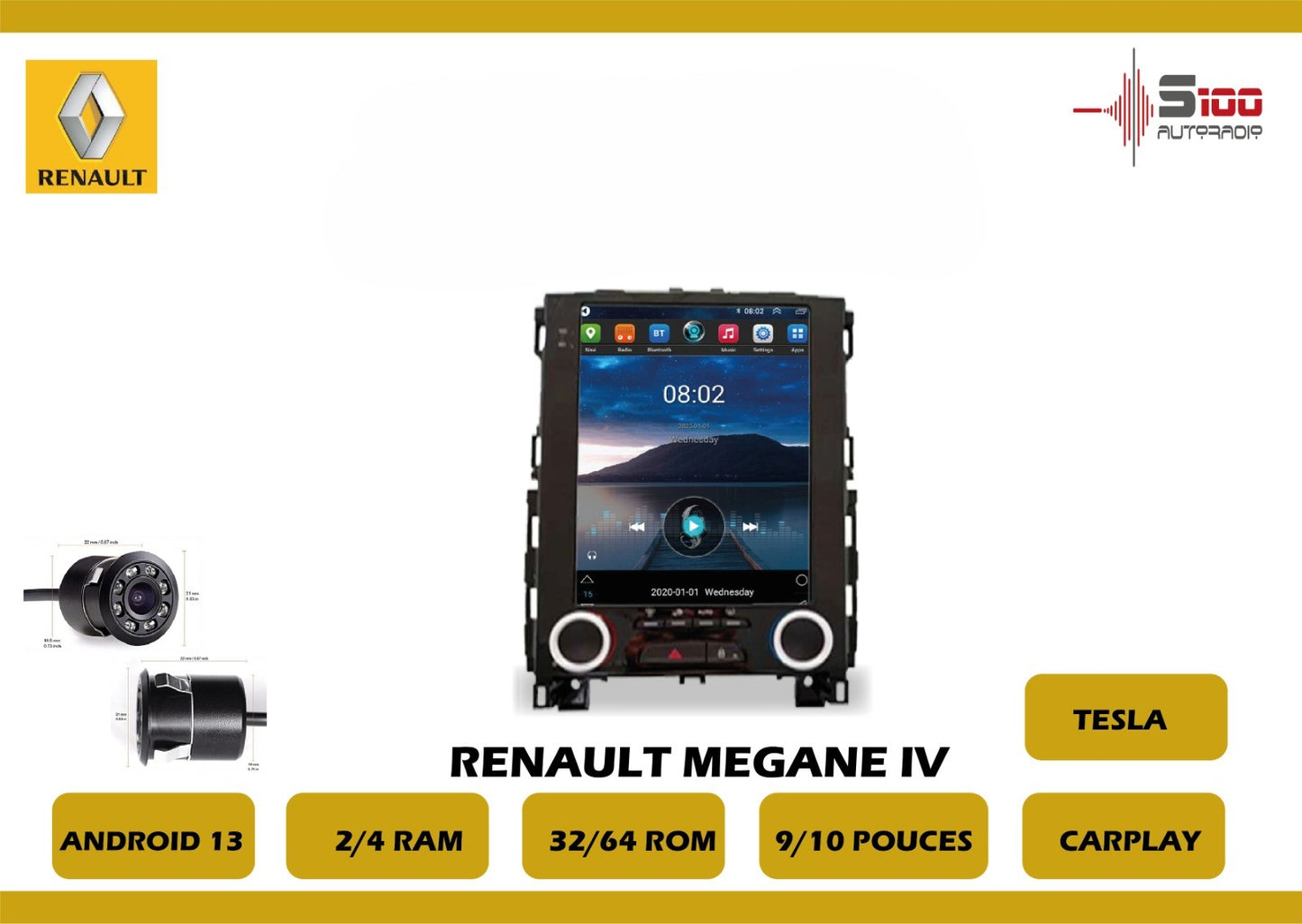 POSTE RADIO ANDROID Renault Megane 4