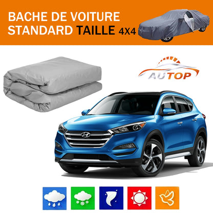 Bache de voiture standard toutes les marques , taille S M L XL XXL 4*4