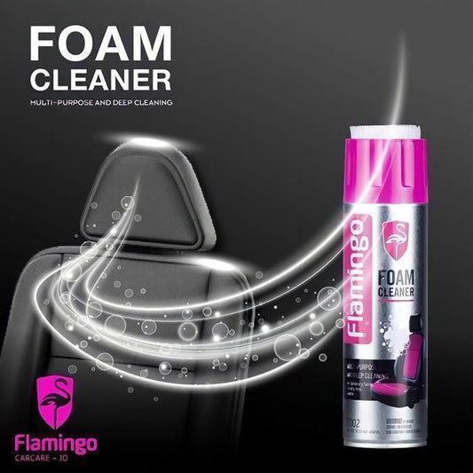 Nettoyant mousse Multi-usage liquide de nettoyage sans eau Flamingo Siège auto ou canapé pour voiture et maison – 650 ml